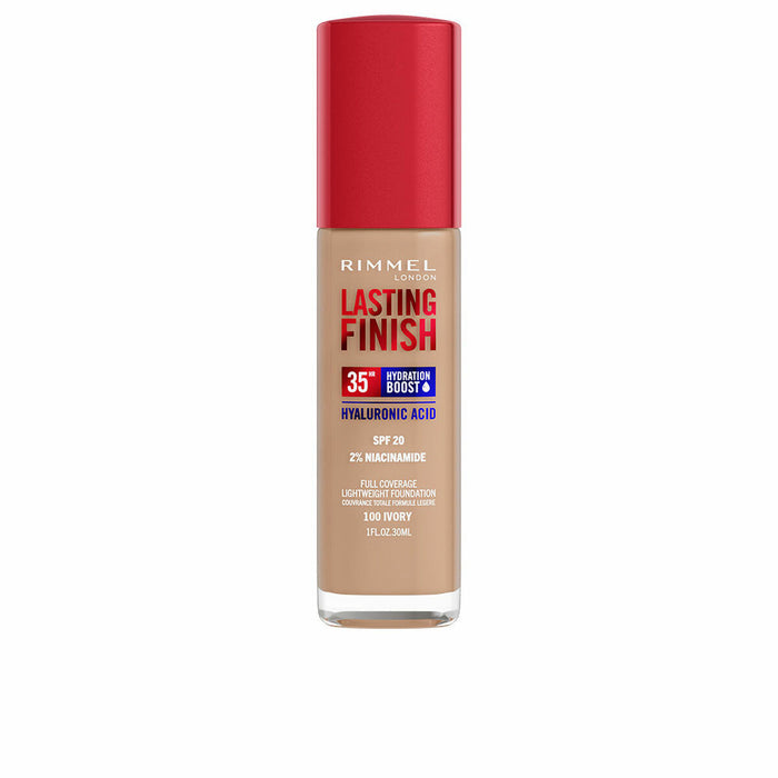 Cremige Make-up Grundierung Rimmel London Lasting Finish Nº 100 Ivory Spf 20 30 ml