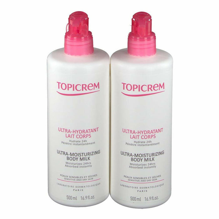 Body milk Topicrem   2 Stück 500 ml