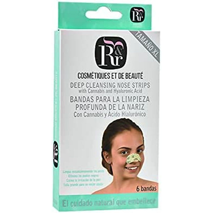 Bandes de Nettoyage Pores Rose & Rose Cannabis 6 Unités