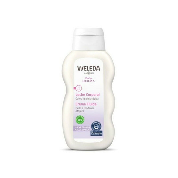 Lait pour le corps pour peaux atopiques Baby Derma Weleda WELWHIC66 200 ml