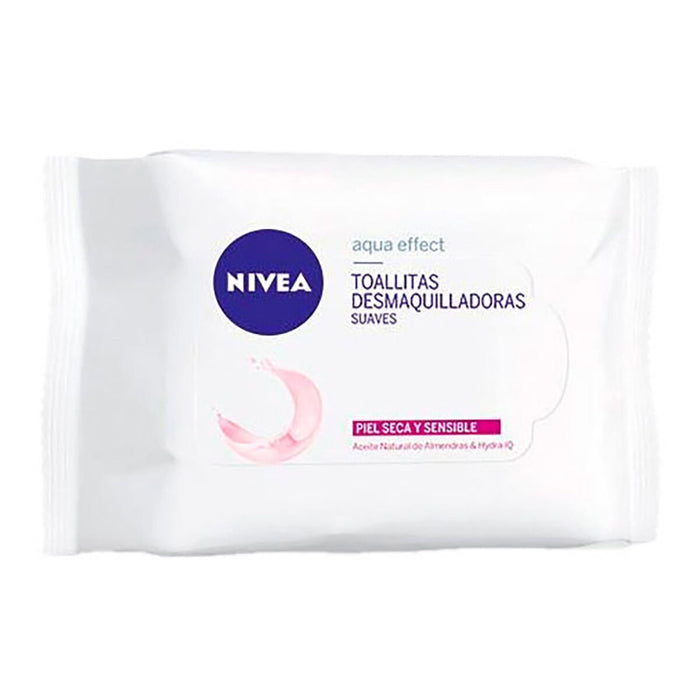 Make Up Remover Wipes Nivea TOALLITAS DESMAQUILLADORAS (25 Units)