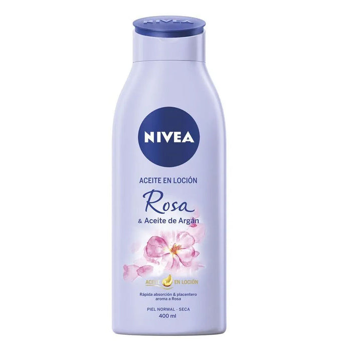 Lotion d'huile d'argan et de rose Nivea 400 ml