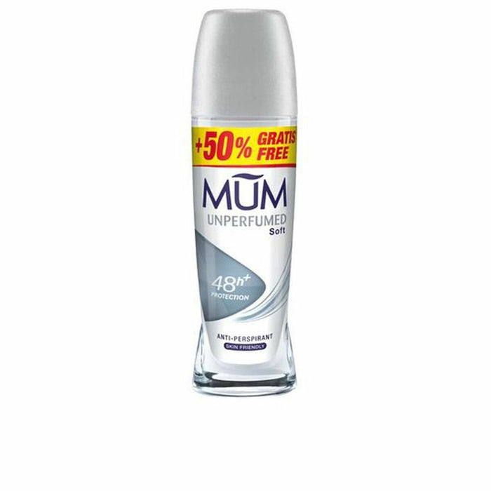 Déodorant Roll-On Mum Unperfumed Soft 75 ml