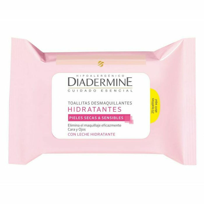 Lingettes démaquillantes Diadermine Hydratant 25 Unités