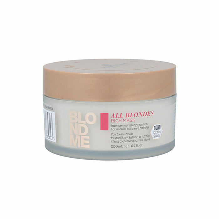 Haarmaske Schwarzkopf All Blondres Rich (200 ml)