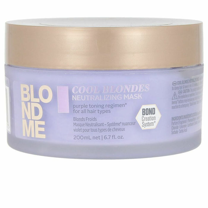 Haarmaske Blondme Cool Blondes Schwarzkopf 2631948 200 ml (200 ml)