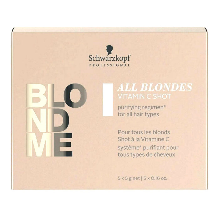 Stärkende Haarkur Blondme Keratin Restore All Blondes Shot Detox Schwarzkopf Blondme Keratin (25 g)