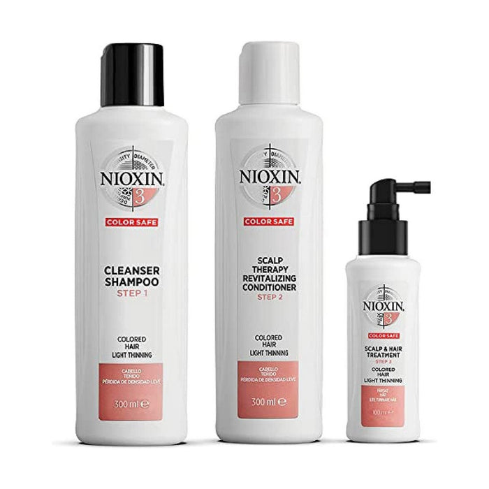 Friseur Set Nioxin System 3 Shampoo Haarspülung Behandlung (3 pcs)