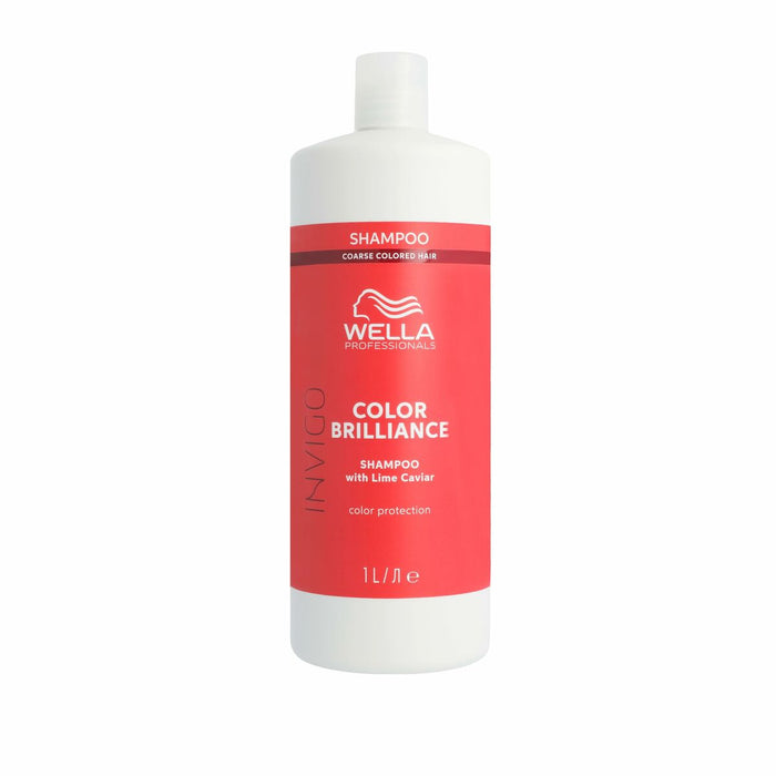 Color Revitalisierendes Shampoo Wella Invigo Color Brilliance 1 L Dickes Haar