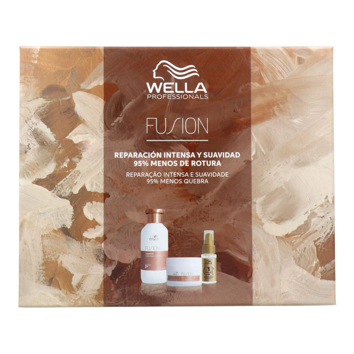 Shampooing Wella Fusion Lote 3 Pièces