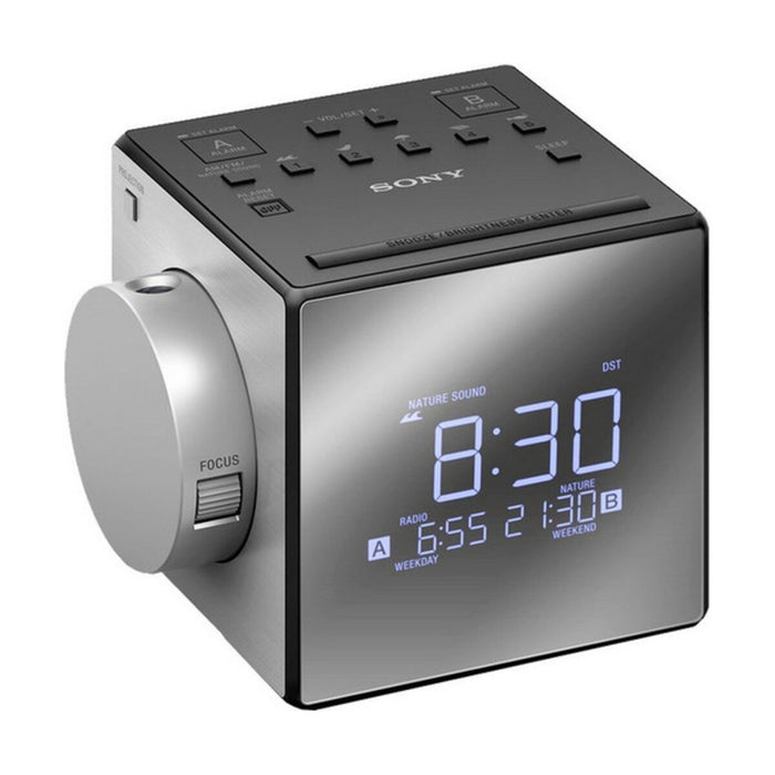 Radio Alarm Clock with LCD Projector Sony ICFC1PJ LED