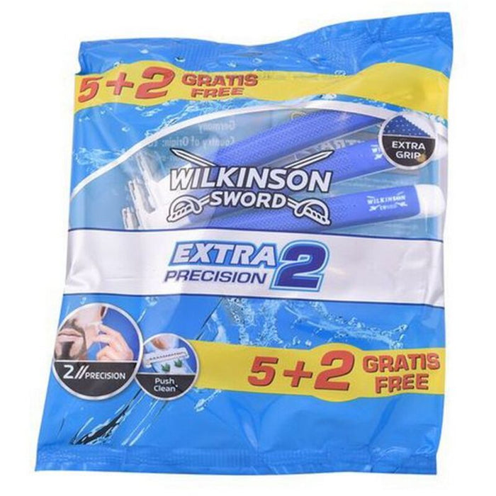 Einweg-Rasierklingen Extra2 Precision Wilkinson Sword (7 uds)