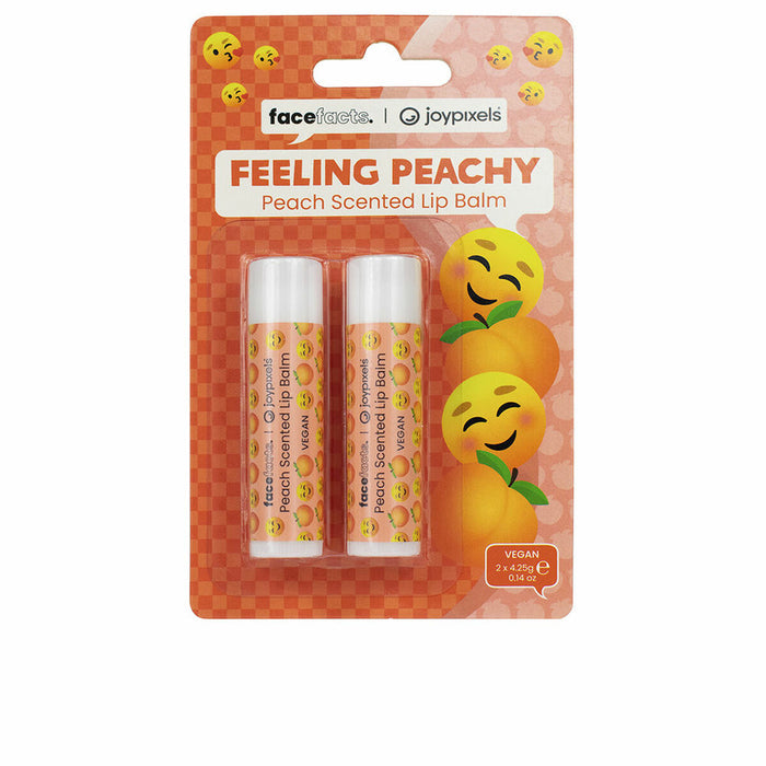 Lippenbalsam Face Facts Feeling Peachy Pfirsich 2 Stück 4,25 g