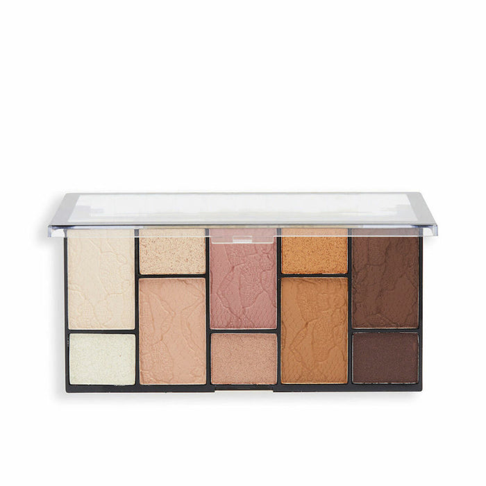 Palette mit Lidschatten Revolution Make Up Reloaded Dimension Neutral charm