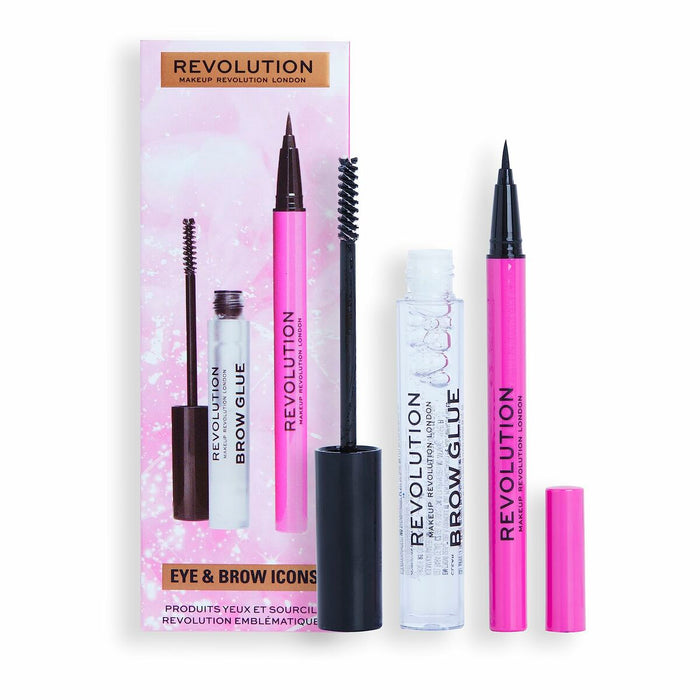 Set de Maquillage Revolution Make Up Eye & Brow Icons 2 Pièces