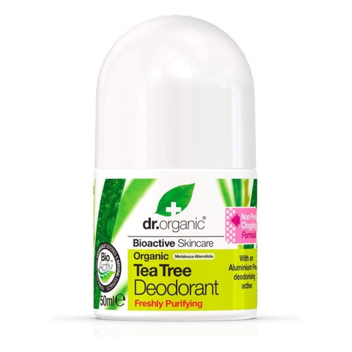 Déodorant Roll-On Dr.Organic DR00145 Arbre à thé 50 ml