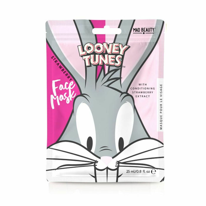 Gesichtsmaske Mad Beauty Looney Tunes Bugs Bunny Erdbeere (25 ml)