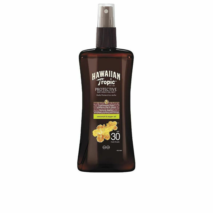 Sunscreen Oil Hawaiian Tropic Coconut Argan Spf 30 Coconut Argan 200 ml