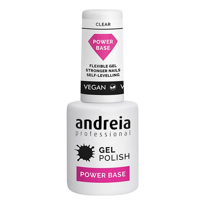 Nagellack Semi-permanent Gel Polish Power Base Andreia Clear (10,5 ml)