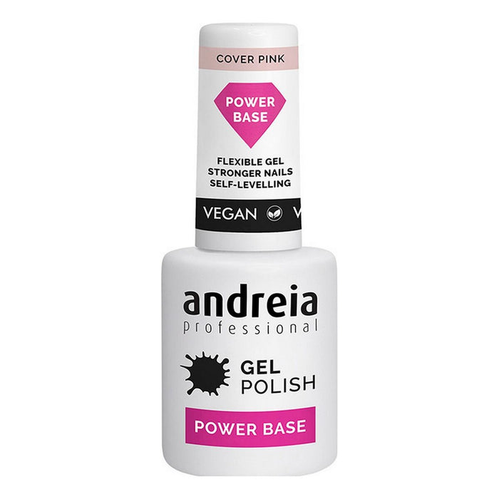 Nagellack Semi-permanent Gel Polish Power Base Andreia Professional Gel Rosa (10,5 ml)