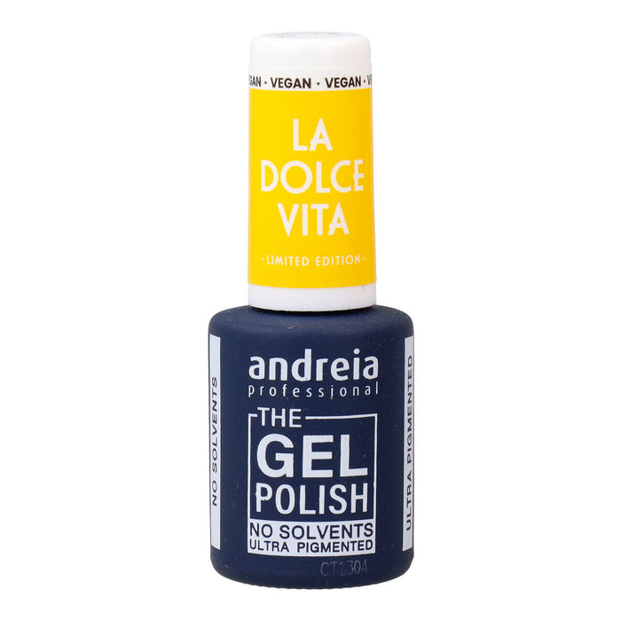 Gel nail polish Andreia La Dolce Vita DV4 Canary Yellow 10,5 ml