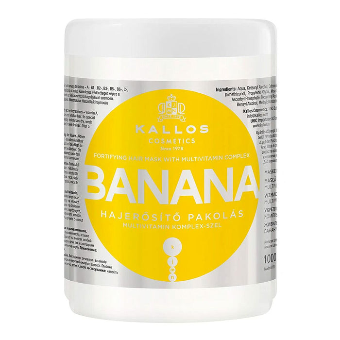 Nutritive Haarmaske Kallos Cosmetics Banana 1 L