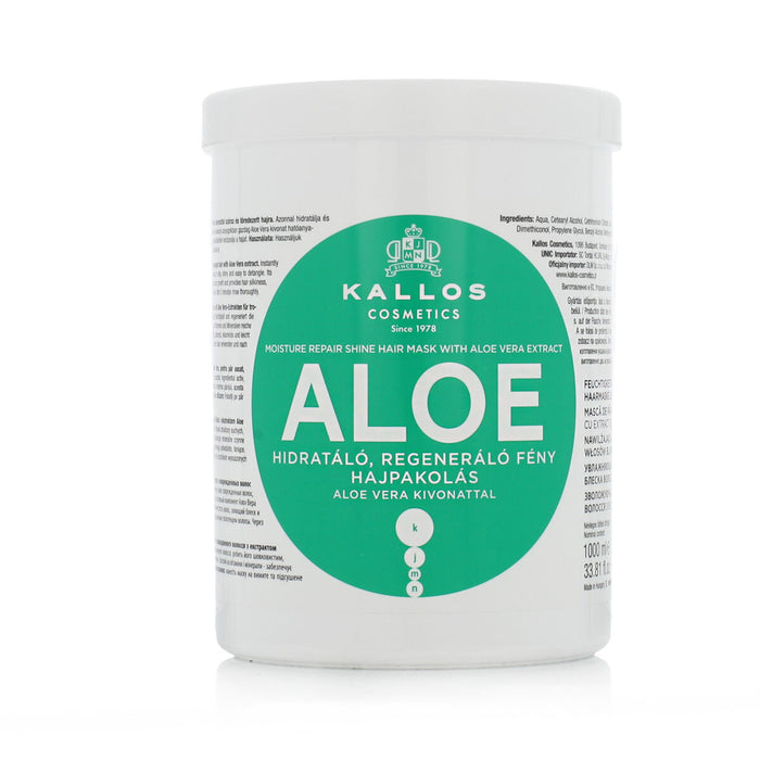 Masque réparateur pour cheveux Kallos Cosmetics Aloe 1 L