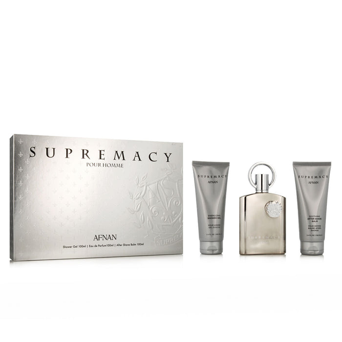 Set mit Herrenparfüm Afnan Supremacy Silver EDP 3 Stücke