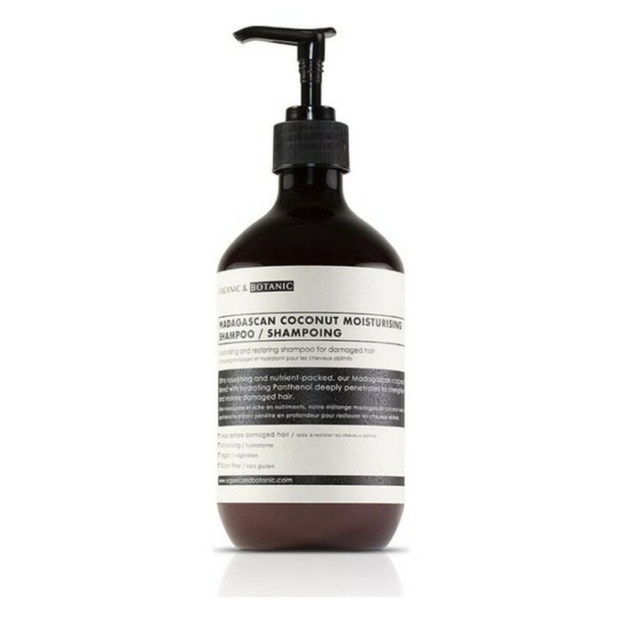 Shampooing hydratant Madagascan Coconut Organic & Botanic Madagascan Coconut 500 ml