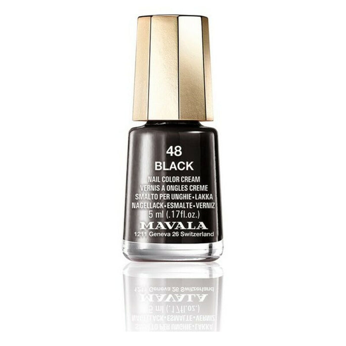 Nail polish Nail Color Mavala Nail Color 48-black 5 ml