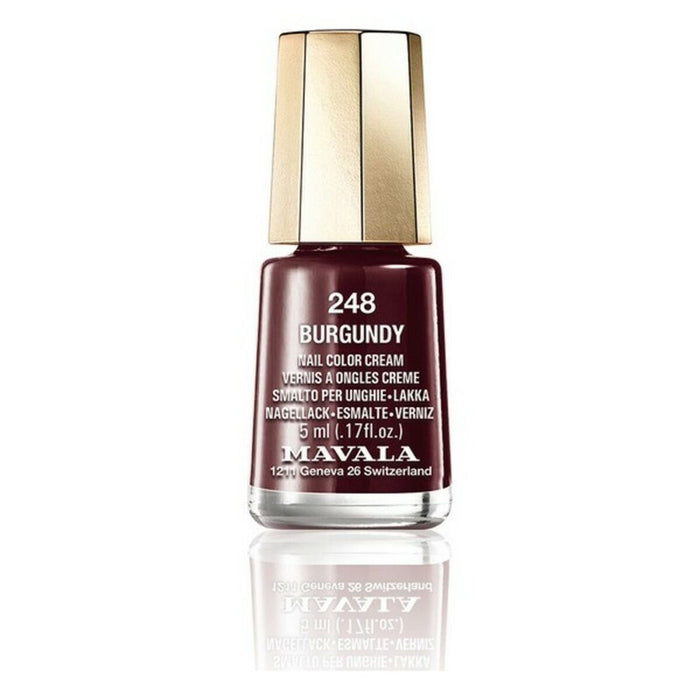 Nagellack Nail Color Mavala Nail Color 248-burgundy 5 ml