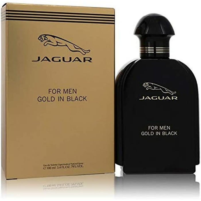 Men's Perfume Jaguar For Men Gold in Black