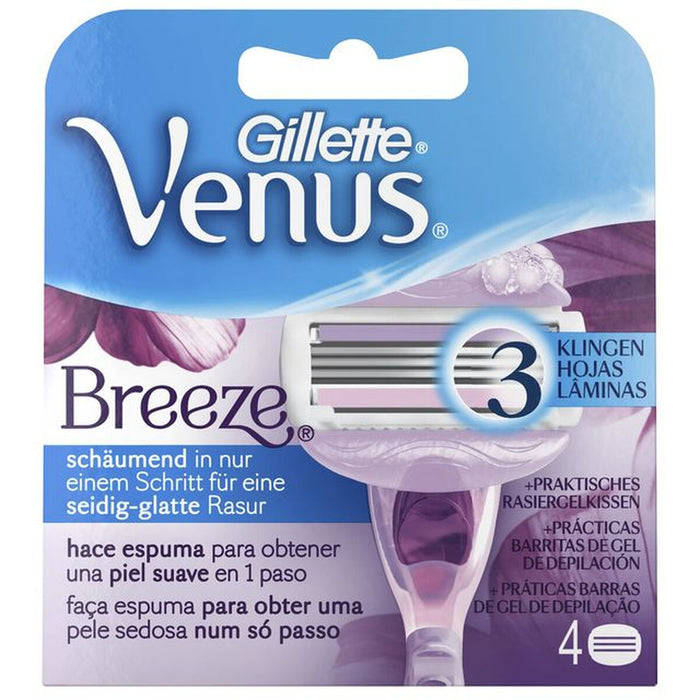 Replacement Shaver Blade Gillette Venus Breeze 4 Units