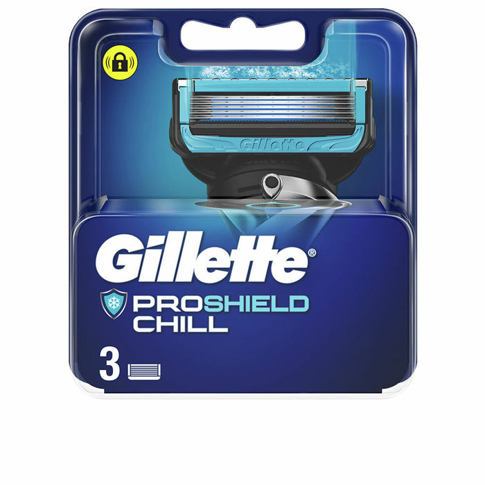 Ersatz-Rasierklingen Gillette Fusion Proshield Chill 3 Stücke