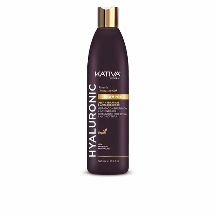 Shampoo Kativa Hyaluronic Coenzyme Q10 Keratin (550 ml)