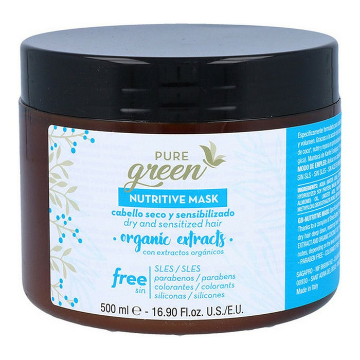 Masque pour cheveux Pure Green Nutritive