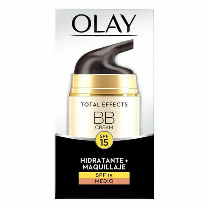 Feuchtigkeitscreme mit Farbe Olay Total Effects Bb Cream Spf 15 50 ml Mittel (50 ml)