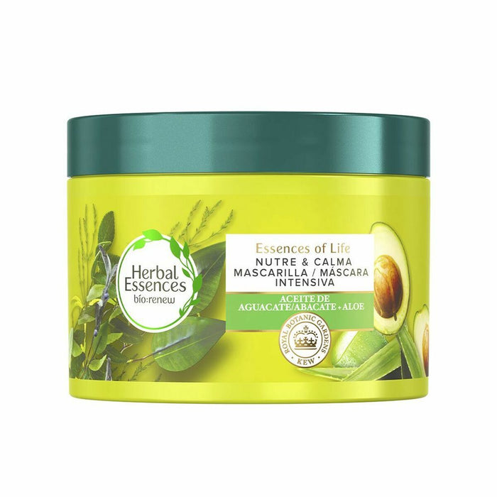 Masque nourrissant pour cheveux Herbal Botanicals Aloe Vera Avocat Calmant (450 ml)