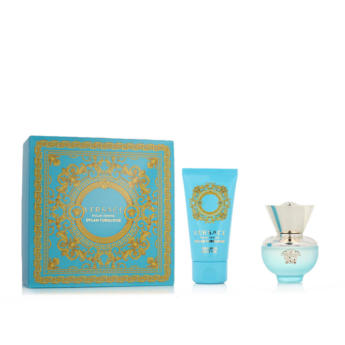 Set mit Damenparfüm Versace EDT Dylan Turquoise 2 Stücke