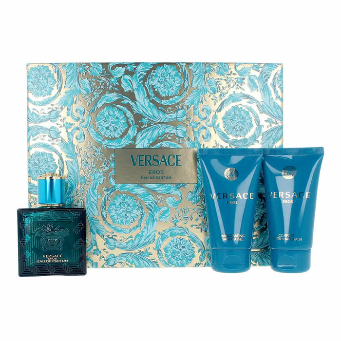 Set mit Herrenparfüm Versace Eros 3 Stücke