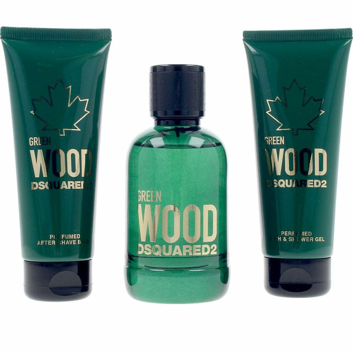 Set mit Damenparfüm Dsquared2 GREEN WOOD 3 Stücke