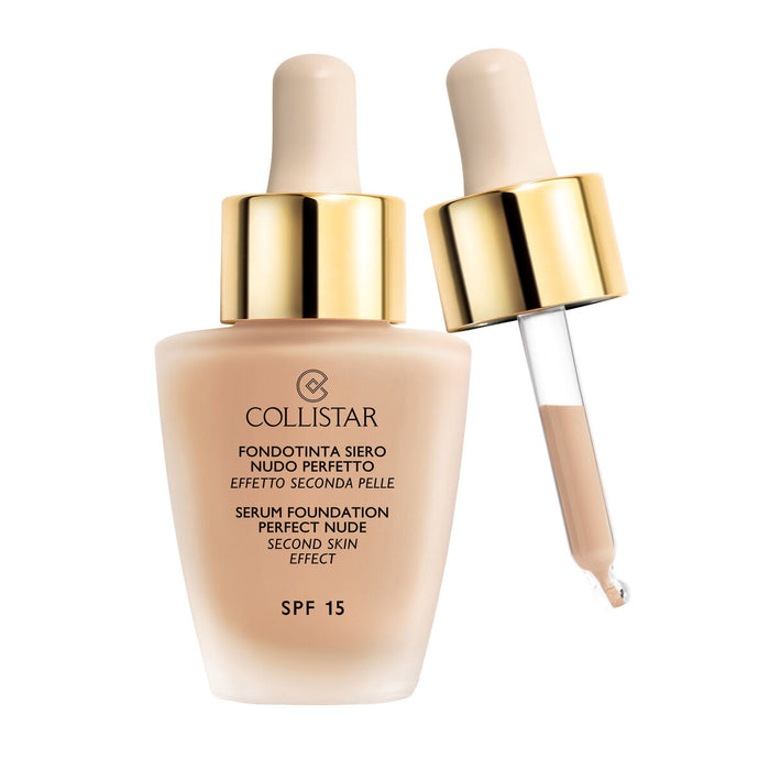 Fluid Makeup Basis Collistar Perfect Nude Nº 4 Sand Spf 15 30 ml