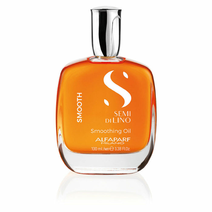 Feuchtigkeitsspendes Öl Alfaparf Milano Semi Di Lino Smooth 100 ml