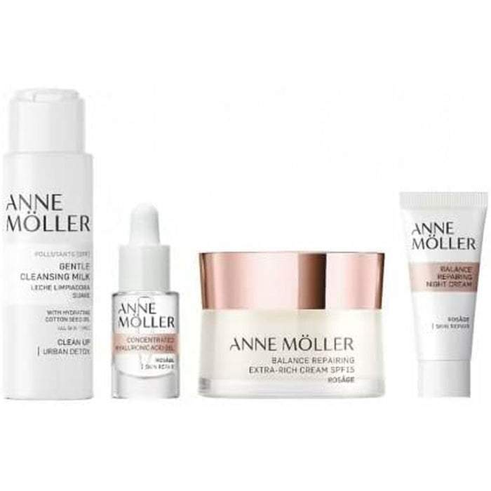 Unisex-Kosmetik-Set Anne Möller Rosâge Balance Extra-Rich Repairing Cream 4 Stücke