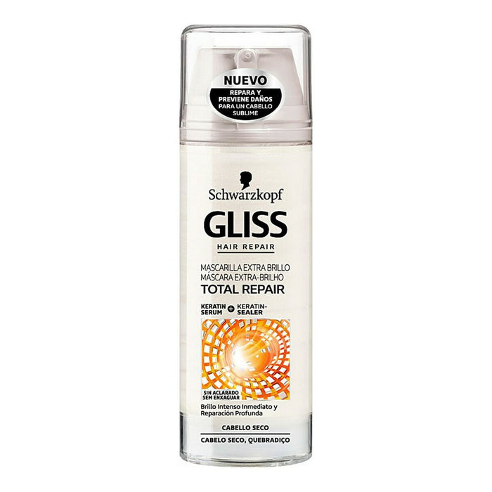 Masque nourrissant pour cheveux Gliss Total Repair Schwarzkopf Brille (150 ml)