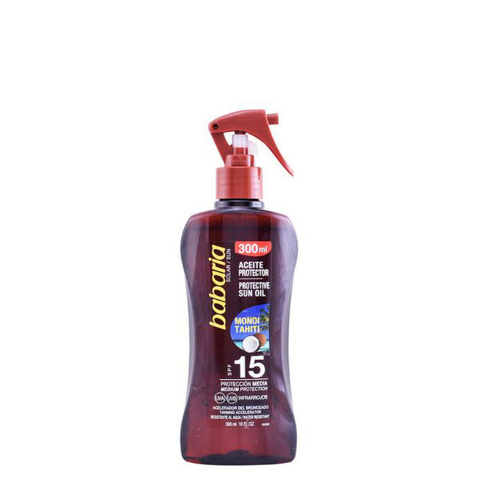 Protektives Öl Monoi Tahiti Babaria Spf 15 300 ml