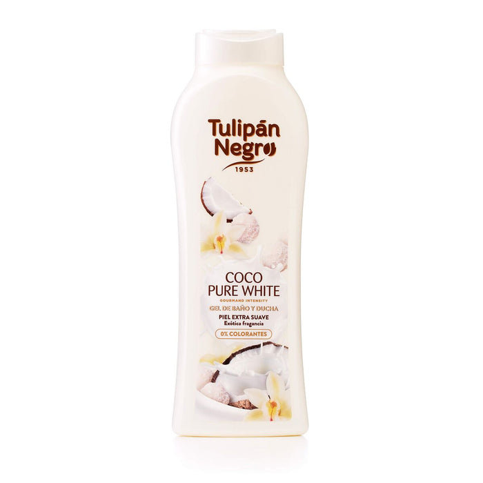 Duschgel Tulipán Negro Pure White 650 ml Coco