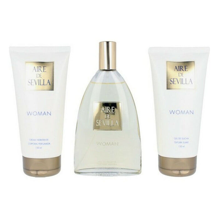 Set mit Damenparfüm Woman Aire Sevilla 8411047136102 EDT (3 pcs) 3 Stücke