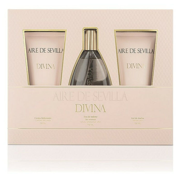 Set mit Damenparfüm Divina Aire Sevilla 3 Stücke (3 pcs)