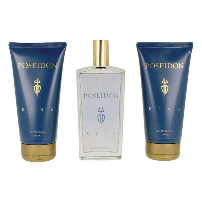 Set mit Herrenparfüm The King Poseidon EDT (3 pcs) (3 pcs)